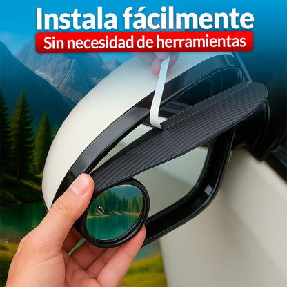 CarbonLook | Visera de retrovisor con punto ciego 🎁PROMO 2 UNIDADES🎁