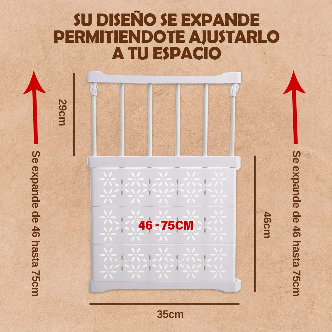 Repisas EXPANDIBLES Ajuste de 46 a 75 cm 🎁PROMO 2 UNIDADES🎁