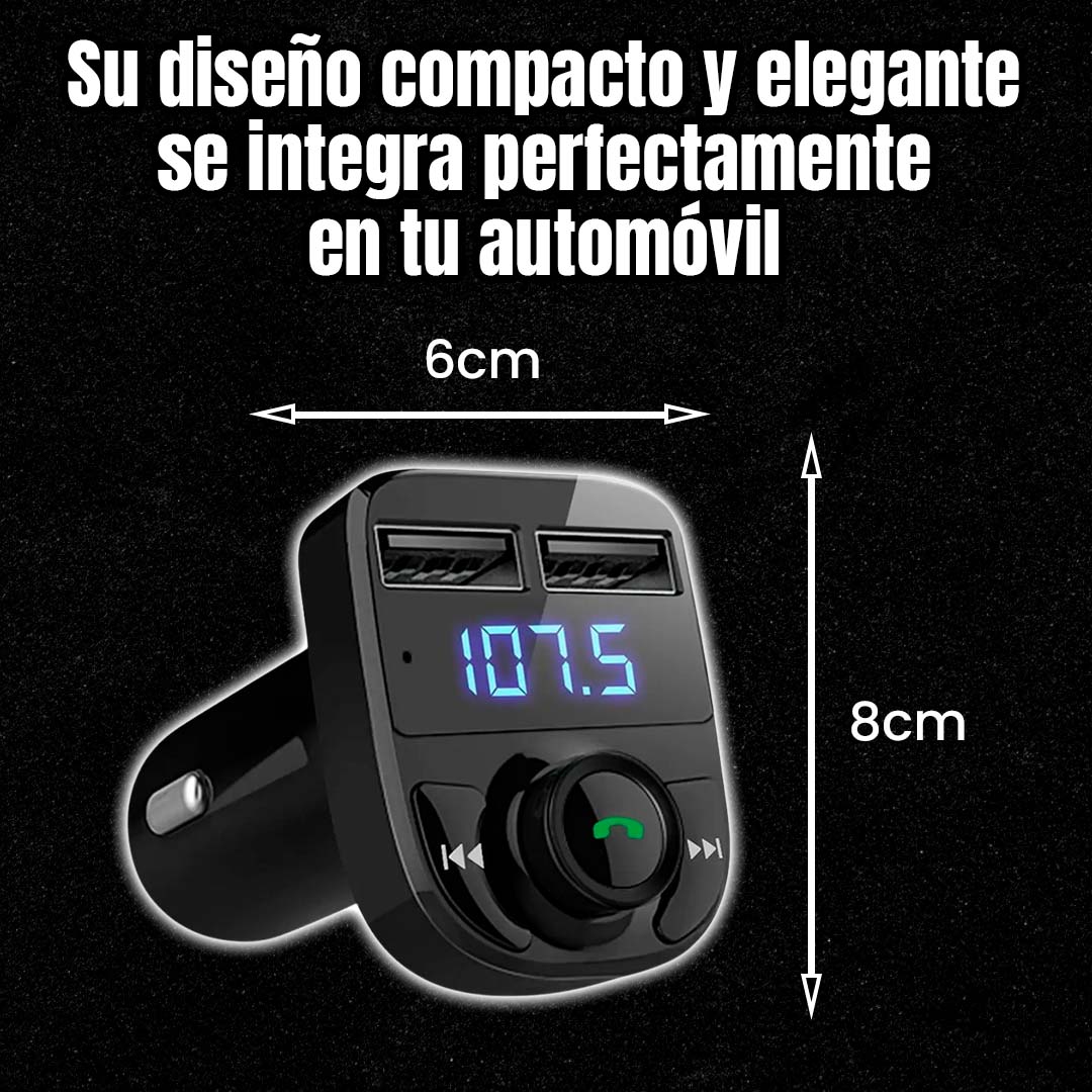 TRANSMISOR BLUETOOTH PARA AUTO 4 EN 1 ??ENVÍO GRATIS??