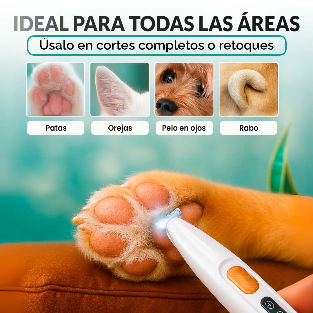 RecortaPet LED - Rasuradora para mascotas anti cortes