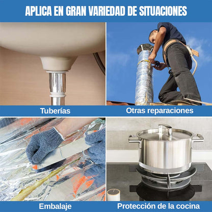PROTECTOR DE ALUMINIO PARA COCINA | PROMO 4 ROLLOS