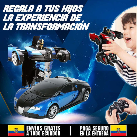 CARRO TRANSFORMER A CONTROL REMÓTO 🚚 ENVÍO GRATIS🚚