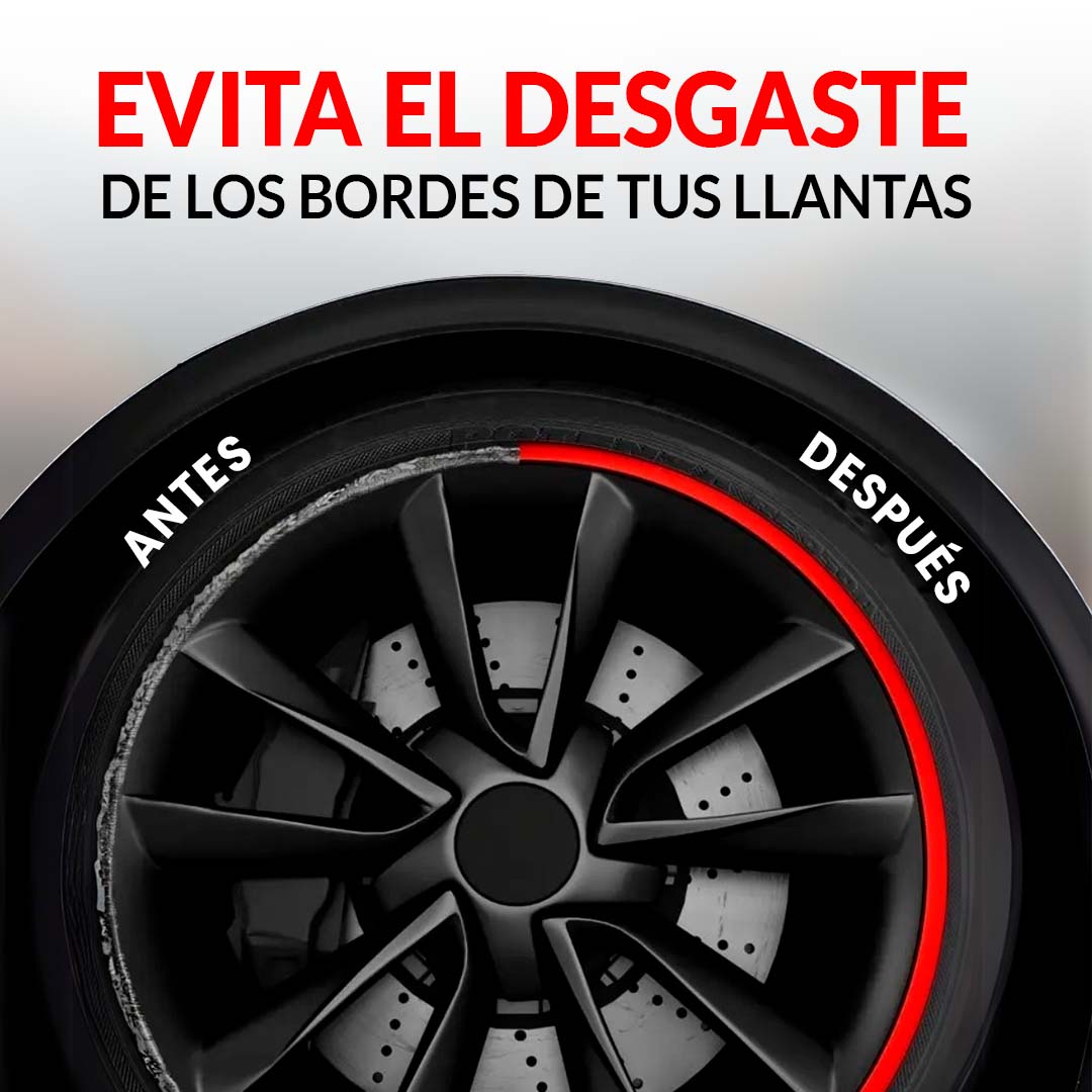 PROTECTOR DECORATIVA PARA LLANTA 🎁PROMO 8 METROS🎁