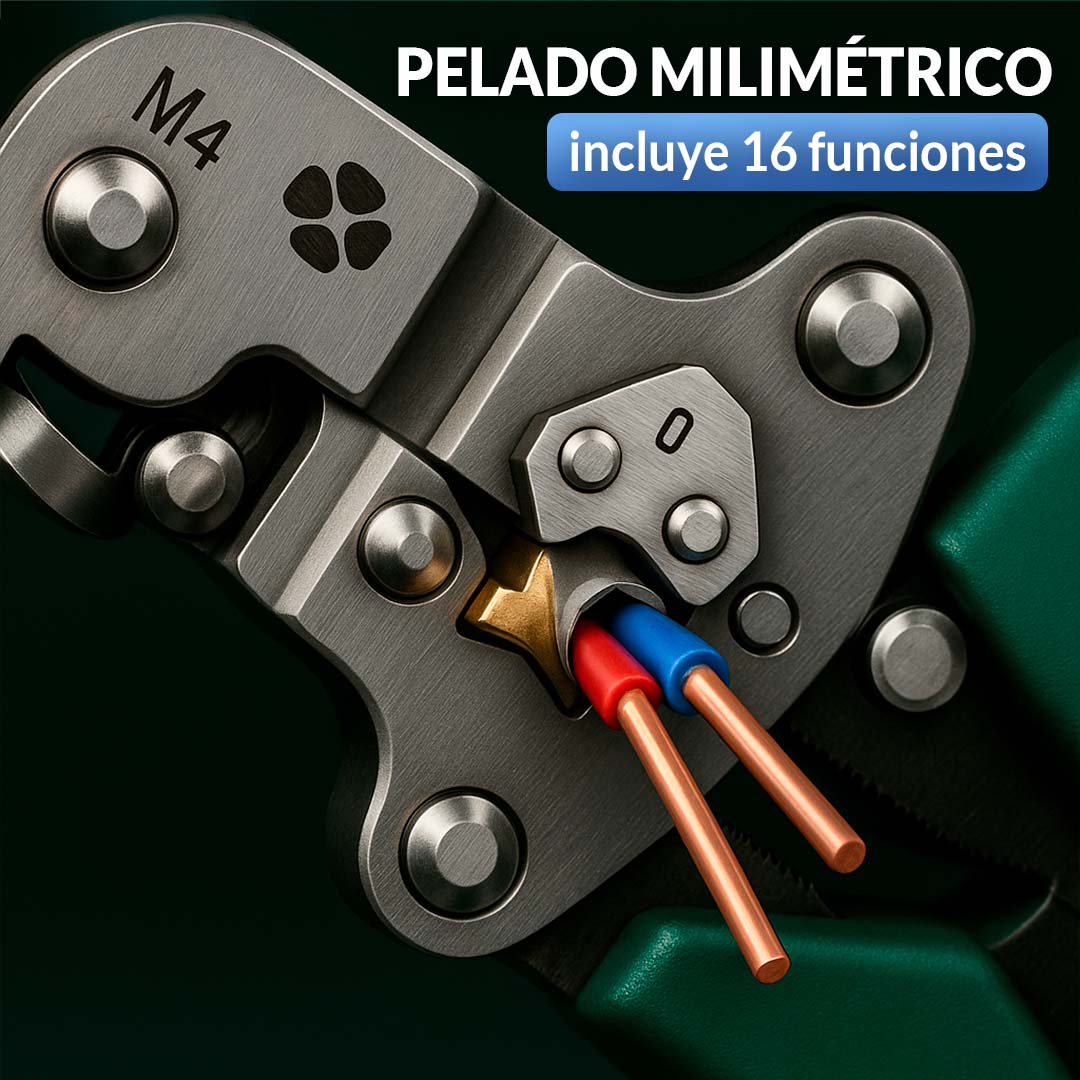 VoltFold®️ 16en1 Alicates Multifunción para Pelar Cables