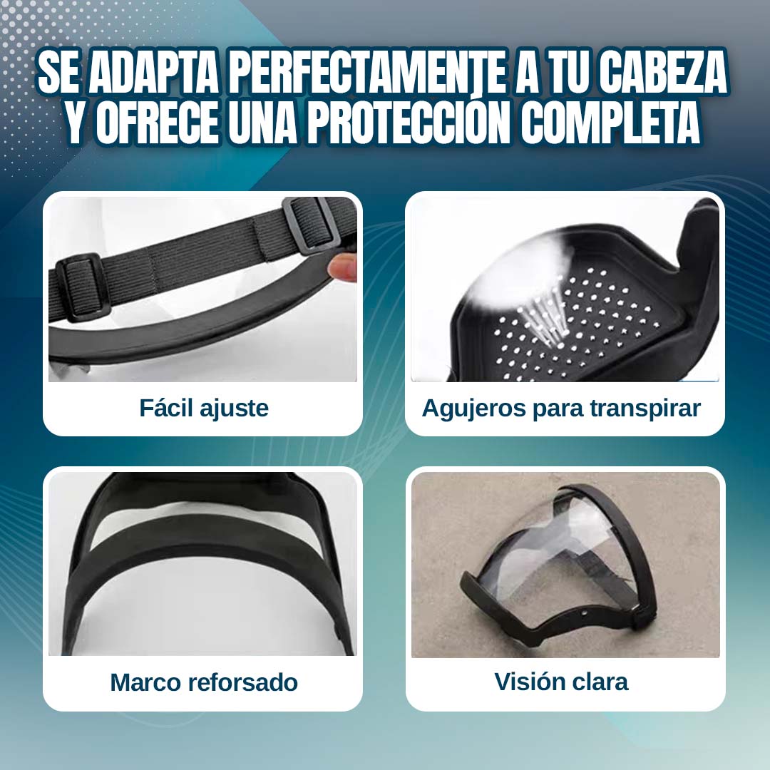 MÁSCARA DE PROTECCIÓN FACIAL COMPLETA ??HOY SUPER PROMO??