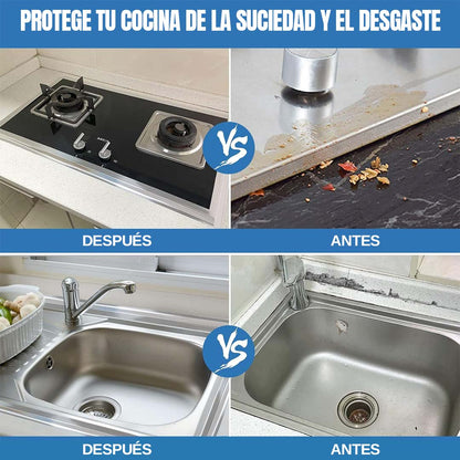 PROTECTOR DE ALUMINIO PARA COCINA | PROMO 4 ROLLOS