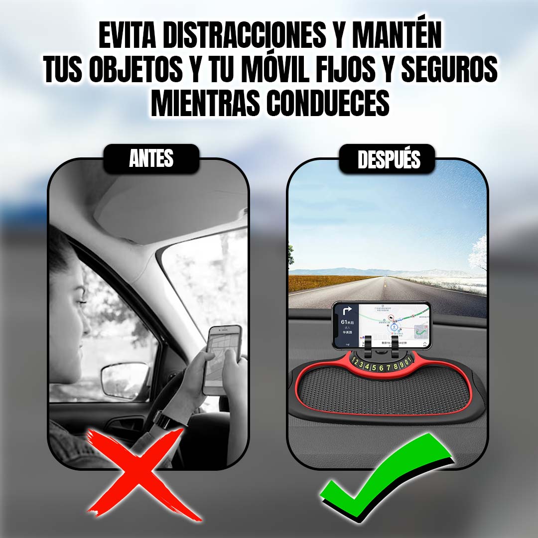 🎁ENVÍO GRATIS🎁ALFOMBRILLA DE AUTO CON SOPORTE