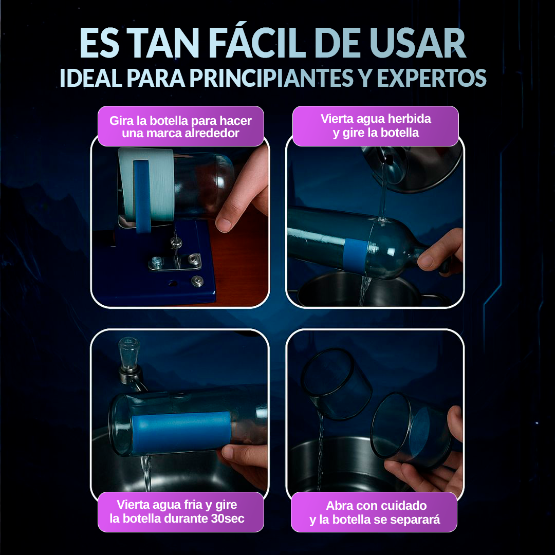 CORTADOR DE BOTELLAS PREMIUM 🎁