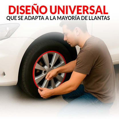 PROTECTOR DECORATIVA PARA LLANTA 🎁PROMO 8 METROS🎁