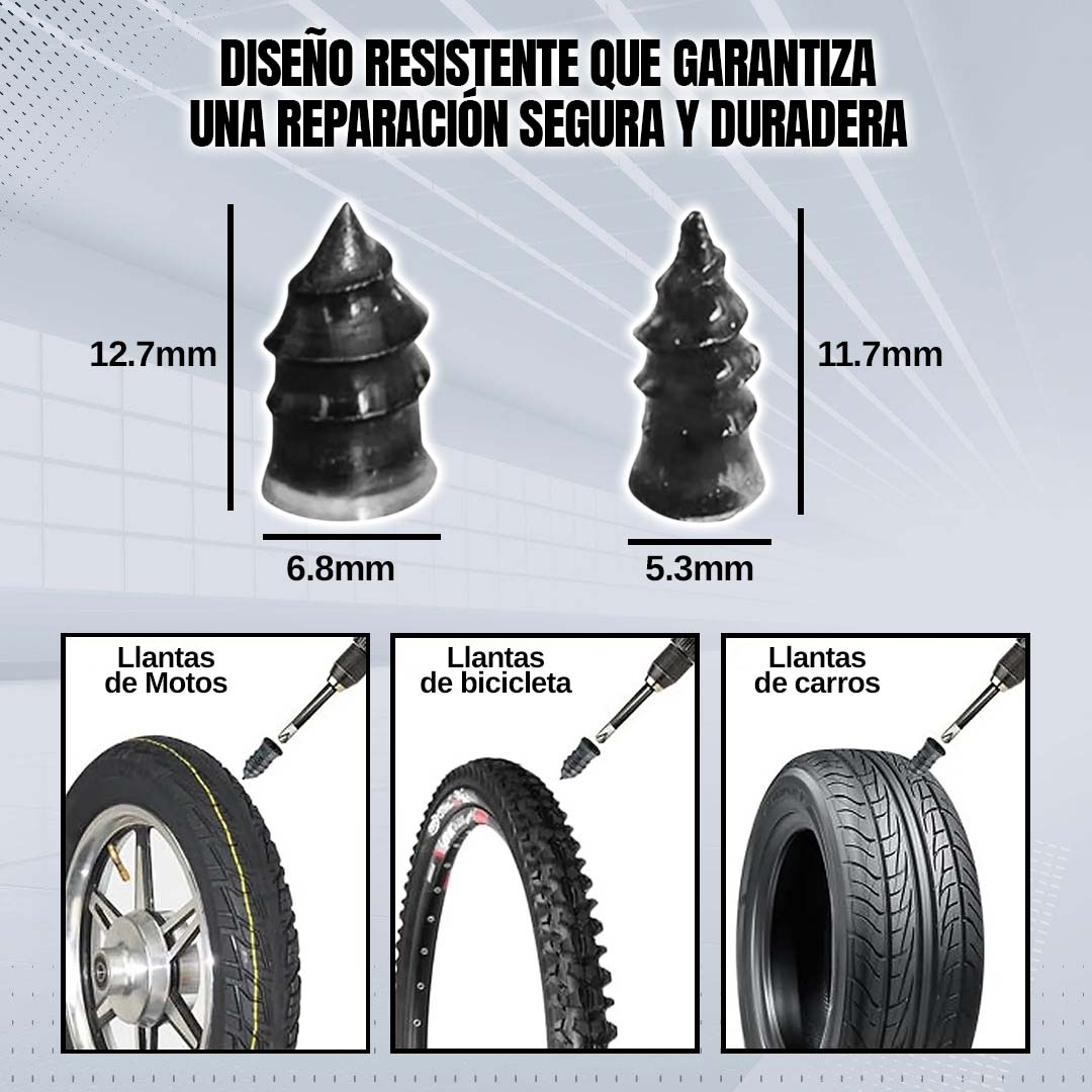 KIT DE REPARACION DE LLANTA??PROMO 30 UNIDADES??