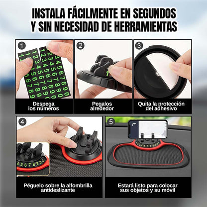 🎁ENVÍO GRATIS🎁ALFOMBRILLA DE AUTO CON SOPORTE