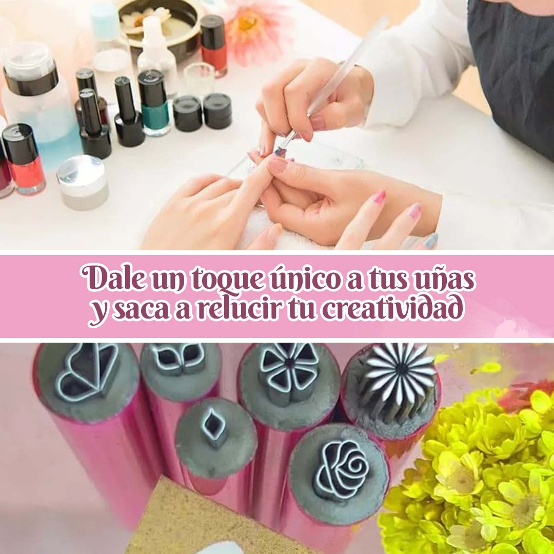 KIT LAPICES PARA ESTAMPAR UÑAS ??PROMO 6 DISEÑOS??