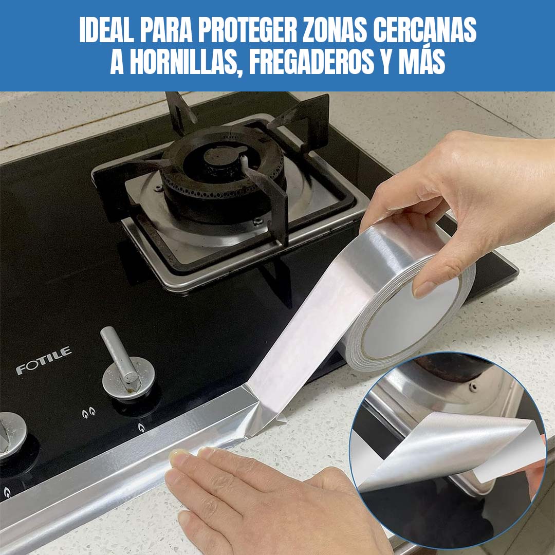 PROTECTOR DE ALUMINIO PARA COCINA | PROMO 4 ROLLOS