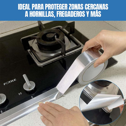 PROTECTOR DE ALUMINIO PARA COCINA | PROMO 4 ROLLOS