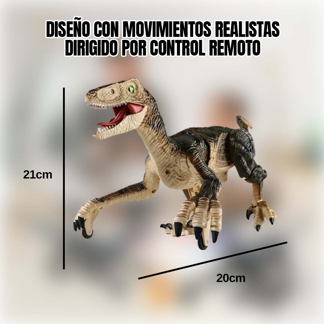 DINOSAURIO CAMINADOR A CONTROL REMOTO🦕