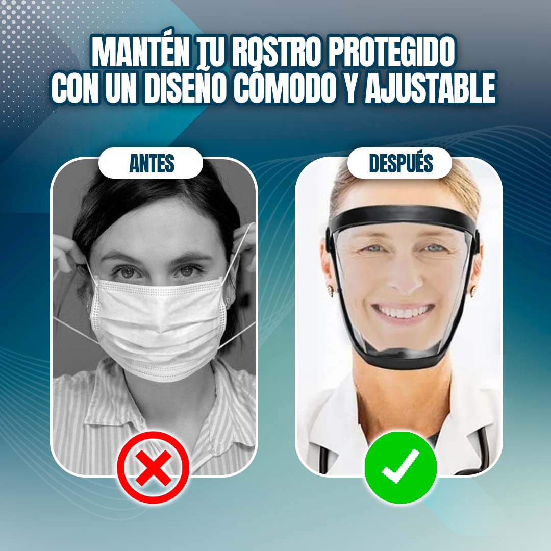 MÁSCARA DE PROTECCIÓN FACIAL COMPLETA ??HOY SUPER PROMO??