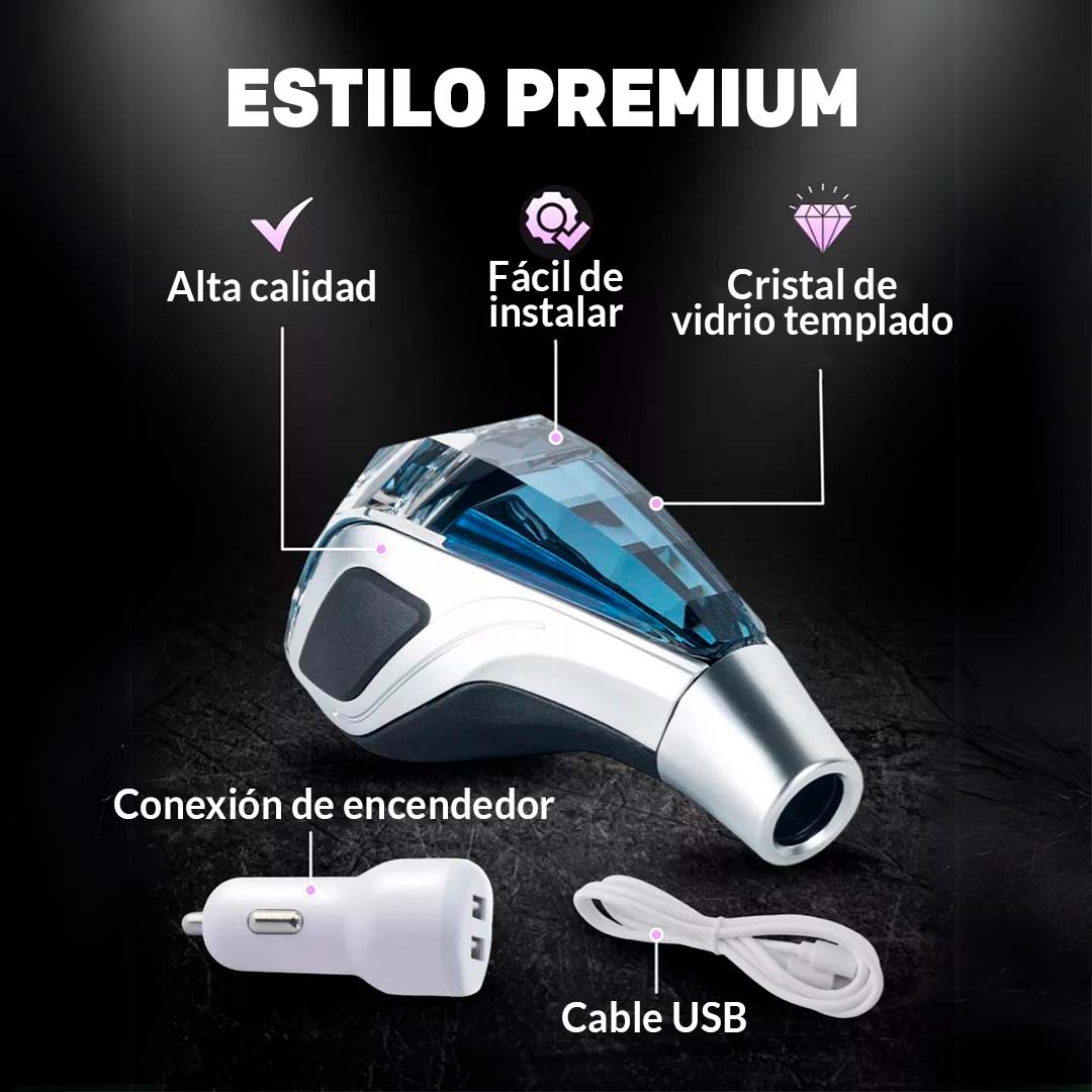 PERILLA DE CAMBIOS CON LUZ LED | SIN MARCA - Sirve para cualquier auto