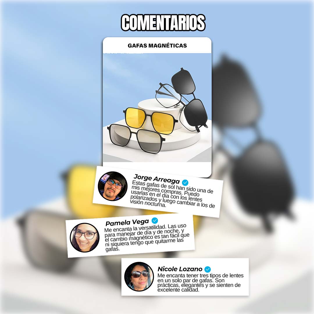 🎁ENVÍO GRATIS🎁GAFAS MAGNÉTICAS 3 EN 1