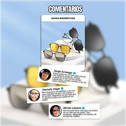 🎁ENVÍO GRATIS🎁GAFAS MAGNÉTICAS 3 EN 1