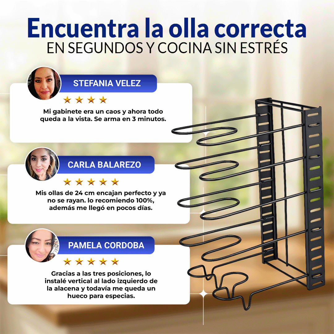 CocinaRack - Organizador de ollas