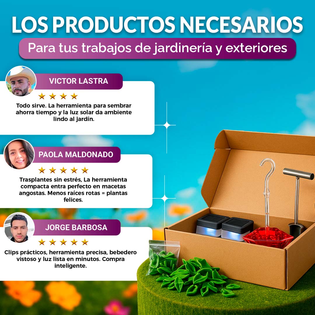 Caja de liquidación - Jardinería y exteriores