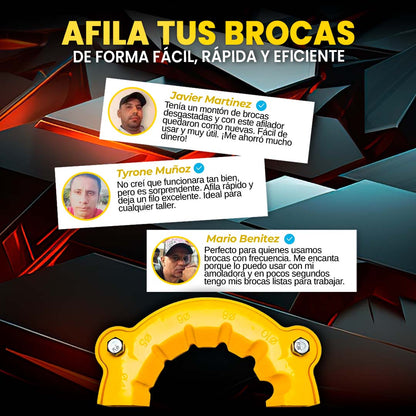 FiloBroca Pro - Adaptador de amoladora para afilar brocas