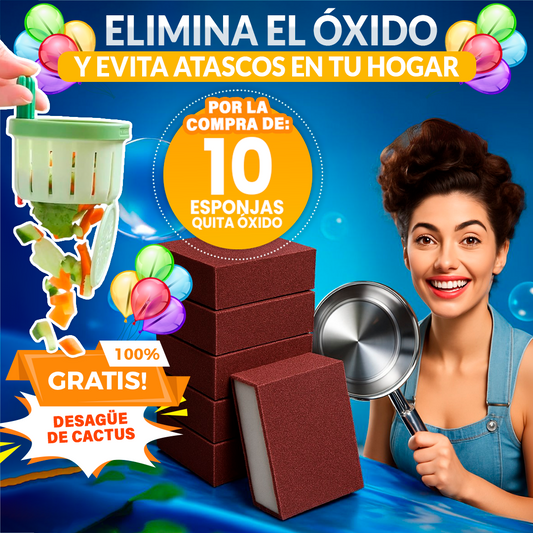 Super combo OxicleanPack™ Setx10 🎁Gratis desagüe tipo cactus🎁