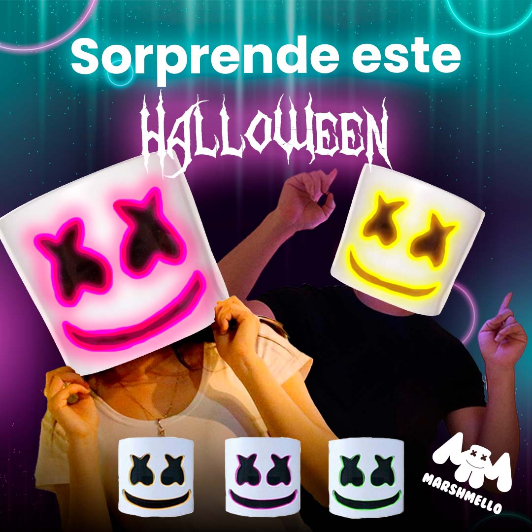 🎁PREVENTA HALLOWEEN - MÁSCARA MARSHMELLO