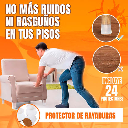 SET PROTECTORES DE RAYADURAS PARA SILLA