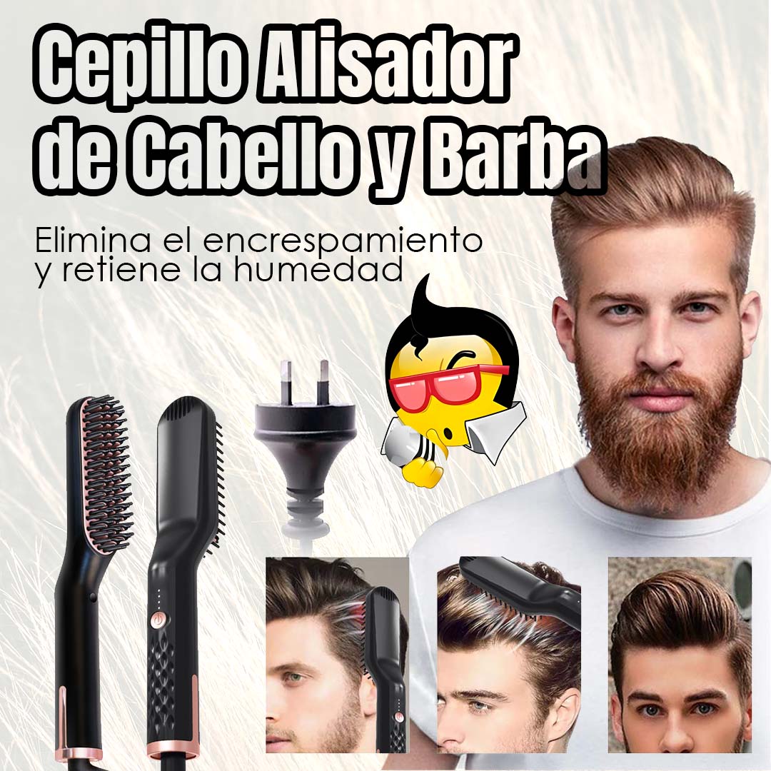 CEPILLO ALISADOR DE CABELLO Y BARBA