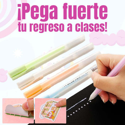 SET LAPIZ DISPENSADOR DE PEGAMENTO 4u