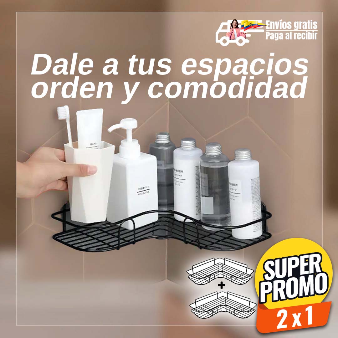 SOPORTE ORGANIZADOR PARA BAÑO O COCINA 🎁PROMO 2 UNIDADES🎁