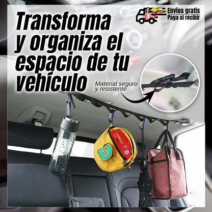 COLGADOR ORGANIZADOR PARA AUTO