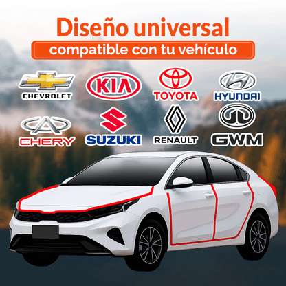 ProtecSilence | Tira universal para puertas de coche, reducción de ruido 20M