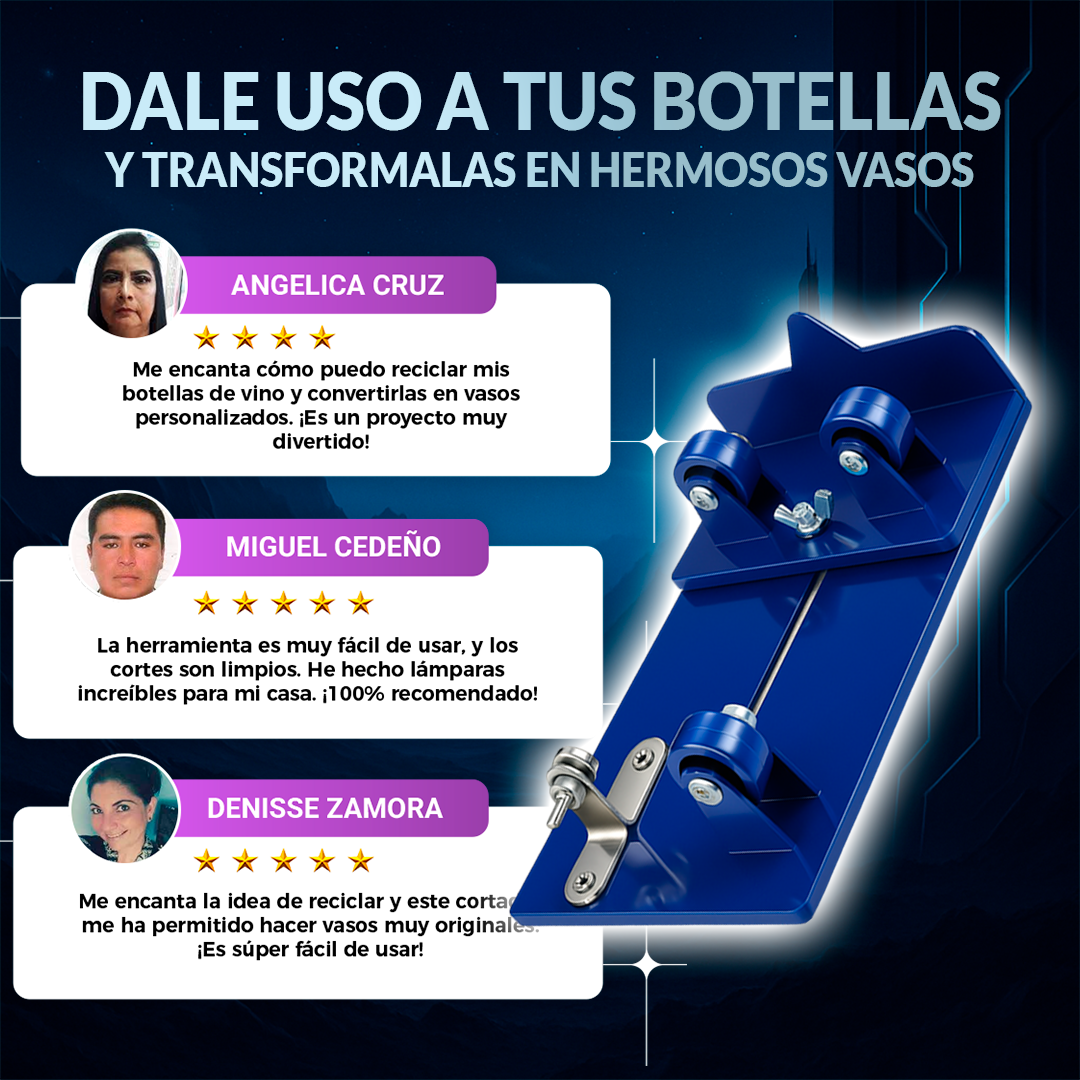 CORTADOR DE BOTELLAS PREMIUM 🎁
