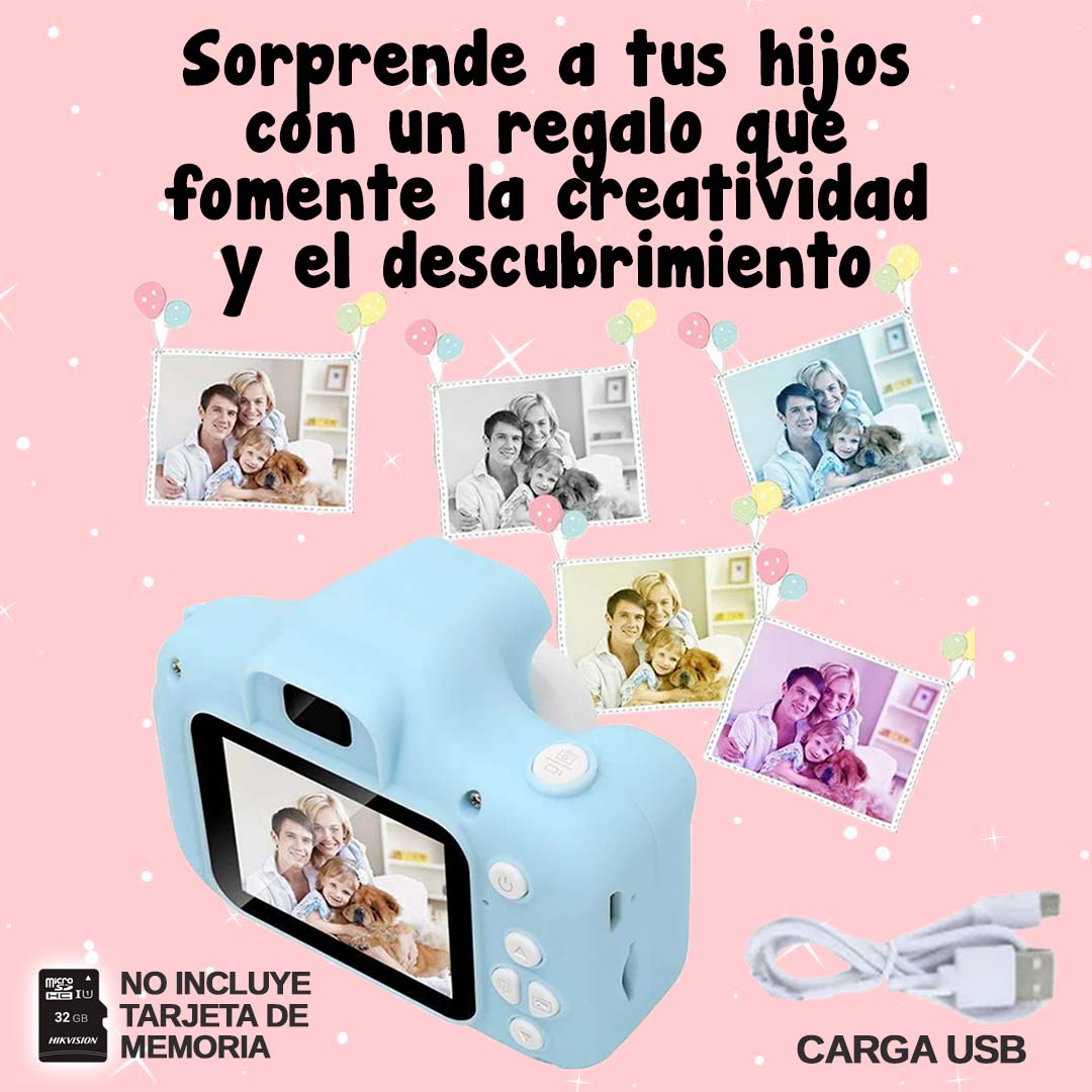 CÁMARA DE FOTOS PARA NIÑOS