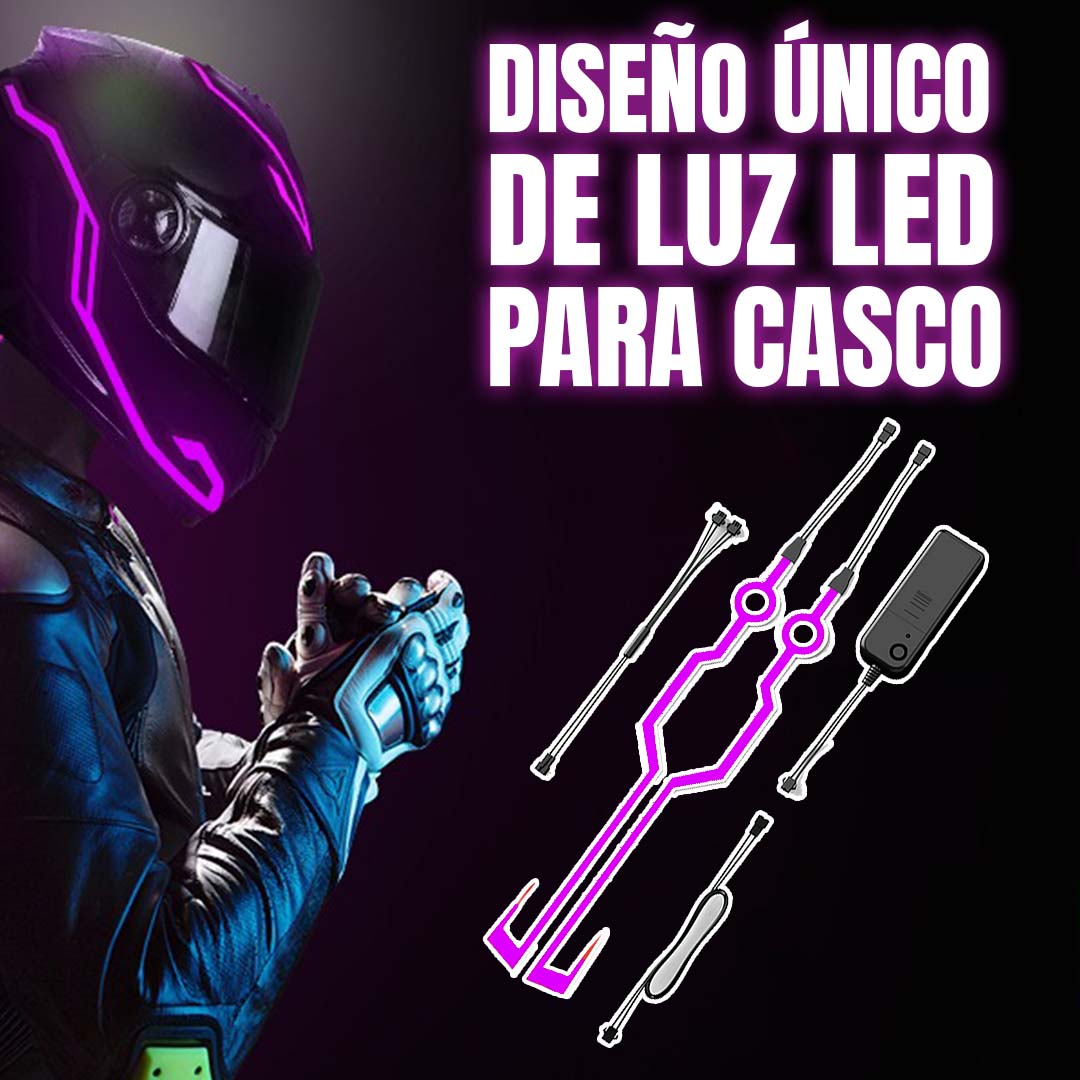 TIRA LED PARA CASCO (NO INCLUYE CASCO)