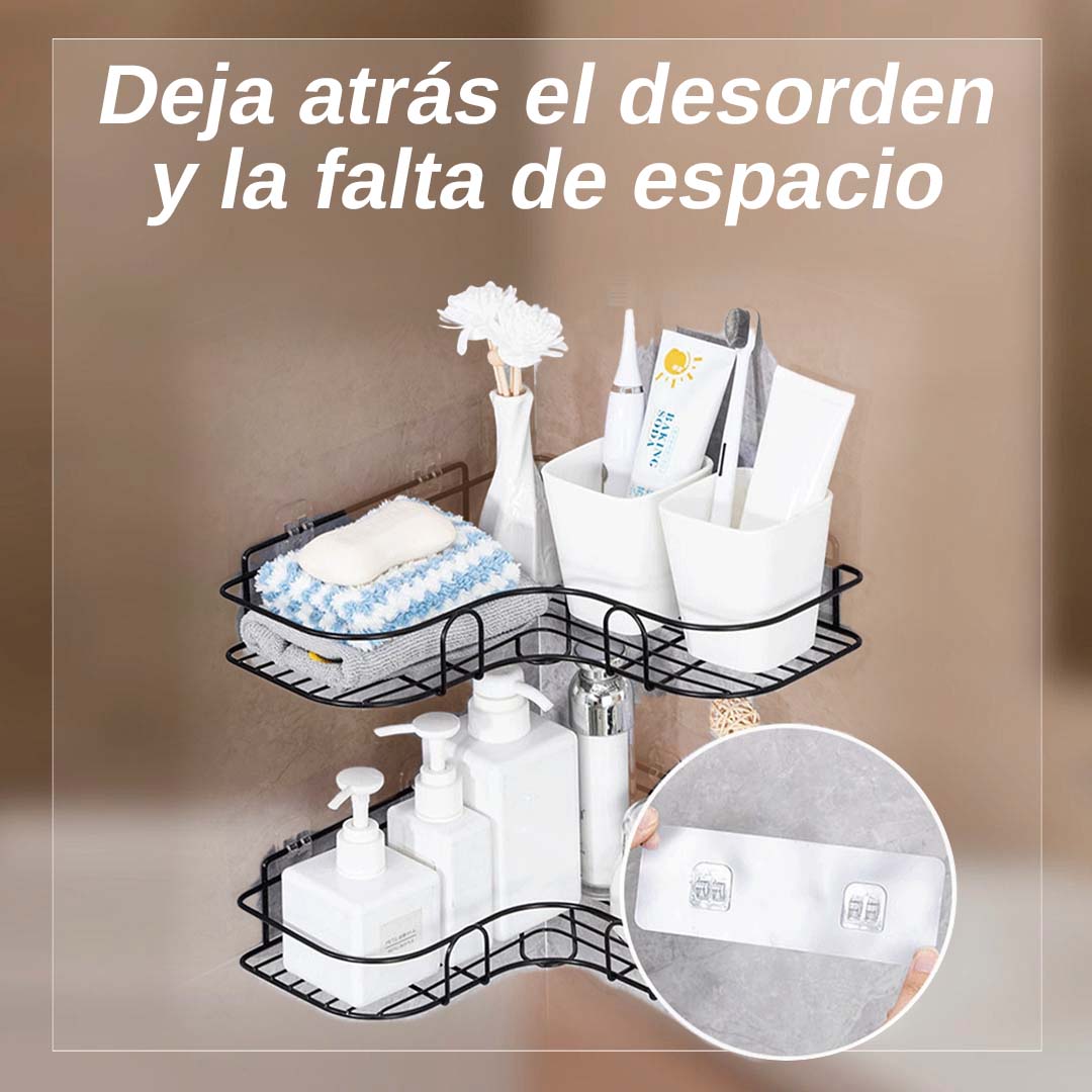 SOPORTE ORGANIZADOR PARA BAÑO O COCINA 🎁PROMO 2 UNIDADES🎁