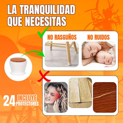 SET PROTECTORES DE RAYADURAS PARA SILLA