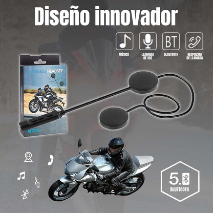 AURICULARES INALAMBRICOS CON MICRÓFONO PARA MOTO