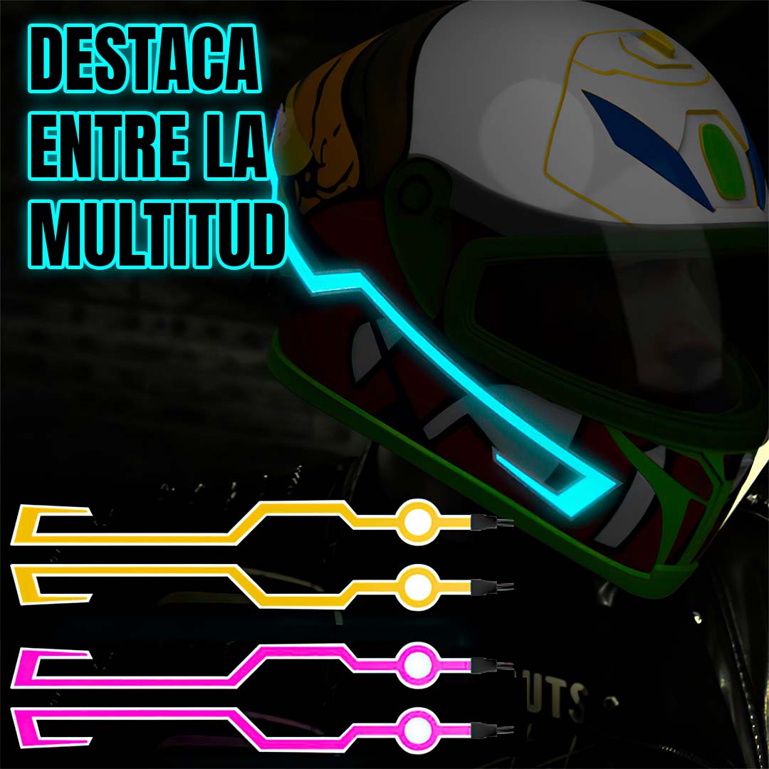 TIRA LED PARA CASCO (NO INCLUYE CASCO)