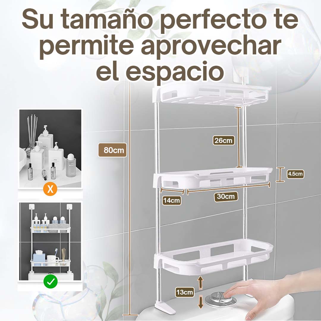 ESTANTERIA DE BAÑO FÁCIL INSTALACION | ENVÍO GRATIS