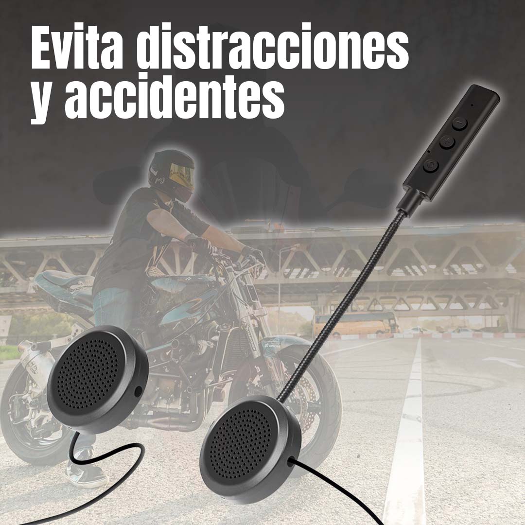 AURICULARES INALAMBRICOS CON MICRÓFONO PARA MOTO