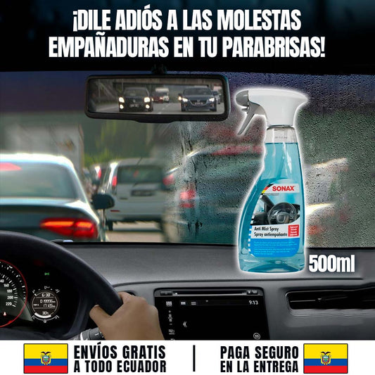 SPRAY PARA EVITAR EMPAÑADURAS EN PARABRISAS 500ML ??ENVÍO GRATIS??