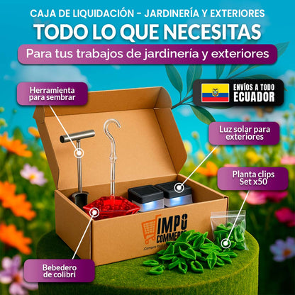 Caja de liquidación - Jardinería y exteriores