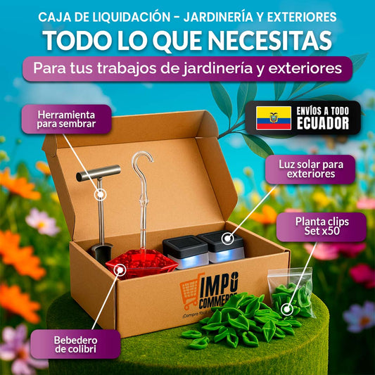 Caja de liquidación - Jardinería y exteriores