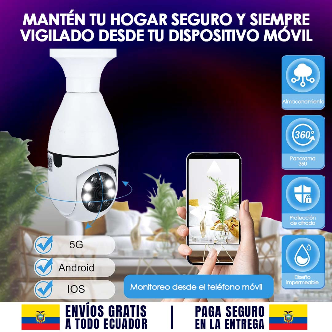 CÁMARA TIPO FOCO ✨OFERTA POR TIEMPO LIMITADO✨