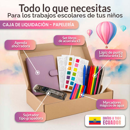 Caja de liquidación - Papelería