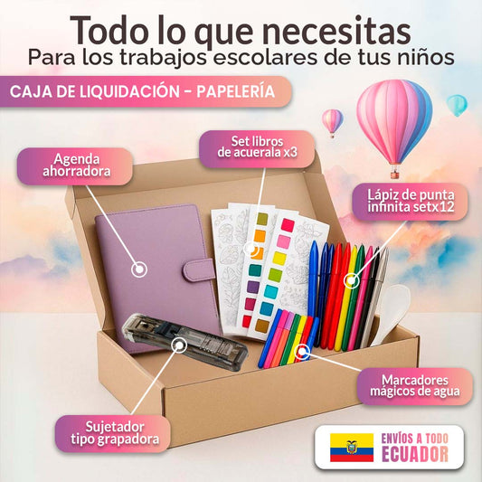 Caja de liquidación - Papelería