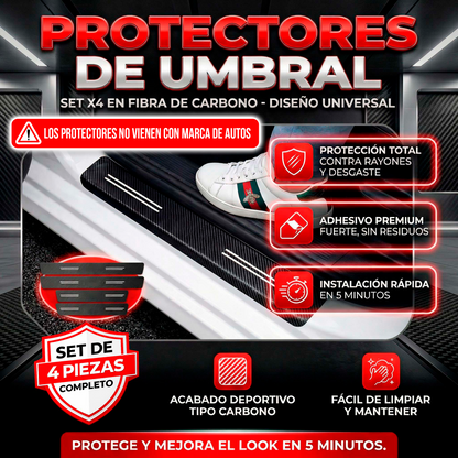 Protec-Umbral Max - Protector Universal para Umbral de Puerta 🎁JUEGO 4 PUERTAS🎁SIN MARCA